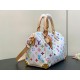 Louis Vuitton Takashi Murakami White Multicolor Nano Monogram Speedy Bandoulière 25 Louis Vuitton Takashi Murakami White Multicolor Nano Monogram Speedy Bandoulière 25