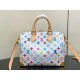 Louis Vuitton Takashi Murakami White Multicolor Nano Monogram Speedy Bandoulière 25 Louis Vuitton Takashi Murakami White Multicolor Nano Monogram Speedy Bandoulière 25