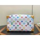 Louis Vuitton Takashi Murakami White Multicolor Nano Monogram Speedy Bandoulière 25 Louis Vuitton Takashi Murakami White Multicolor Nano Monogram Speedy Bandoulière 25