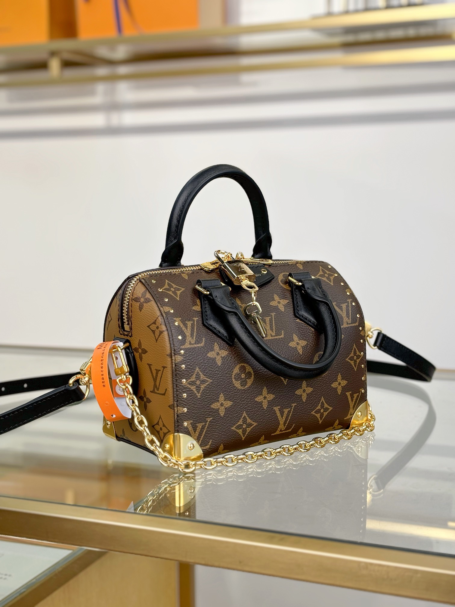 LOUIS VUITTON Speedy Trunk 20 Monogram LOUIS VUITTON Speedy Trunk 20 Monogram