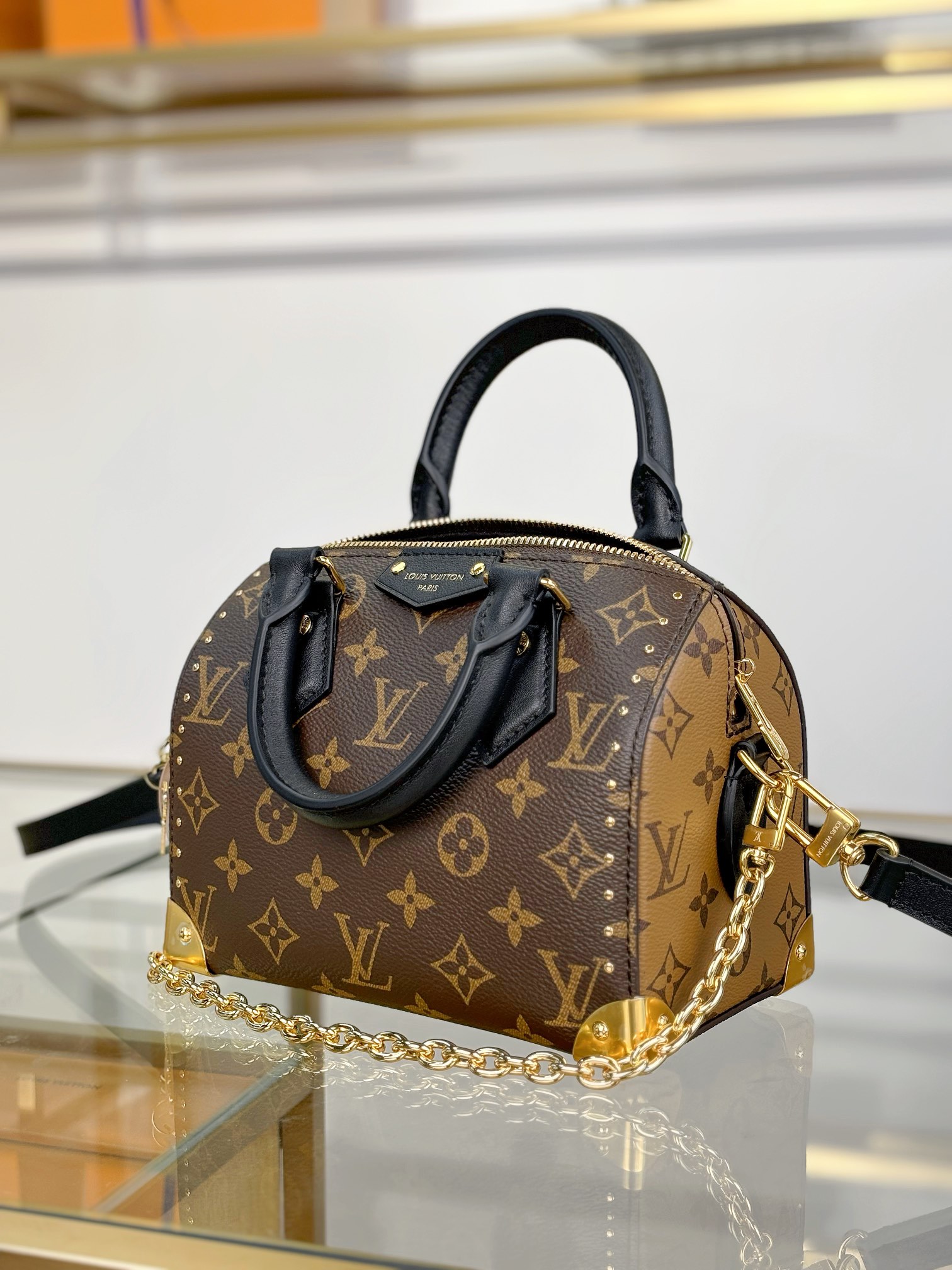 LOUIS VUITTON Speedy Trunk 20 Monogram LOUIS VUITTON Speedy Trunk 20 Monogram