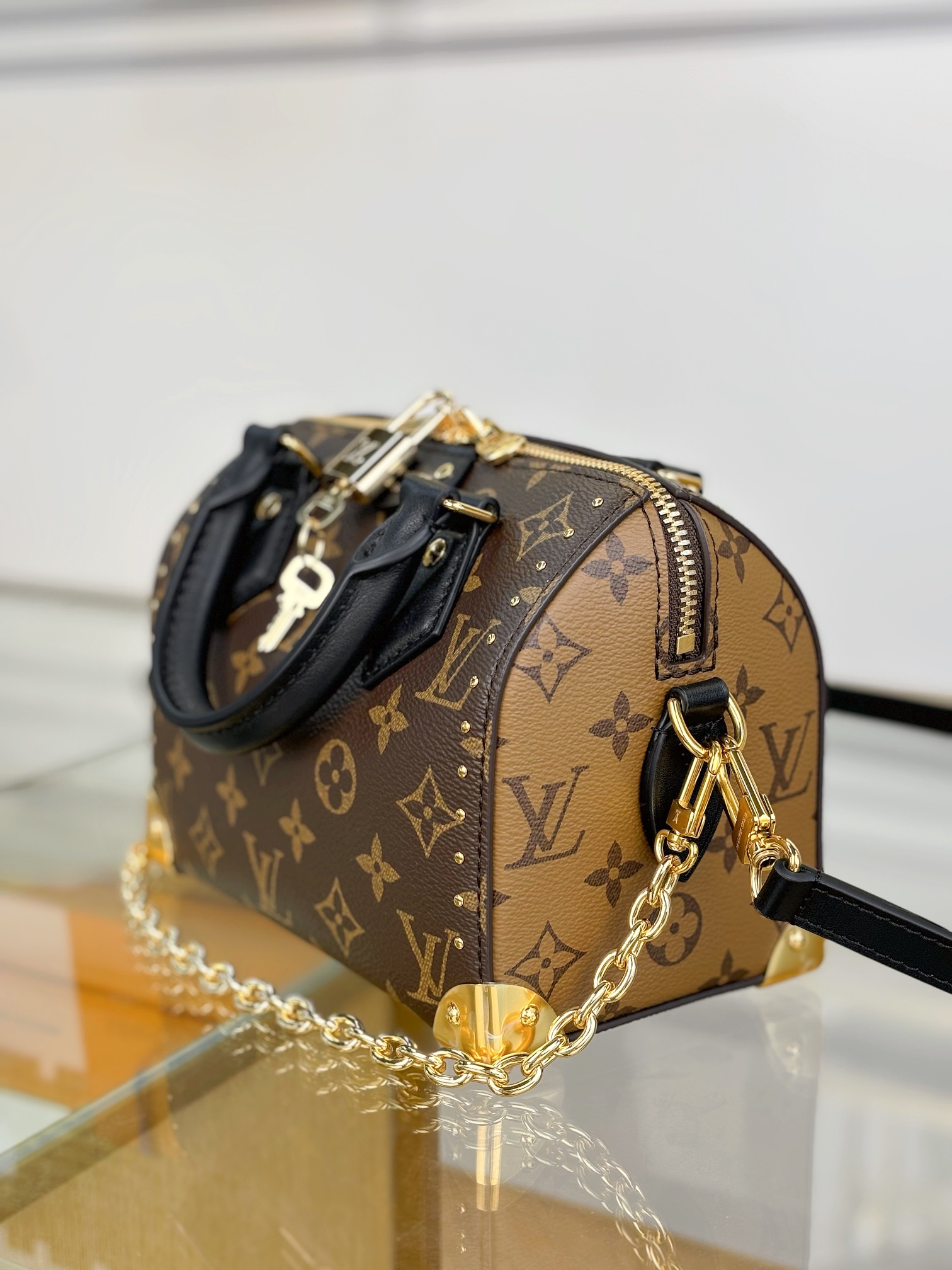 LOUIS VUITTON Speedy Trunk 20 Monogram LOUIS VUITTON Speedy Trunk 20 Monogram
