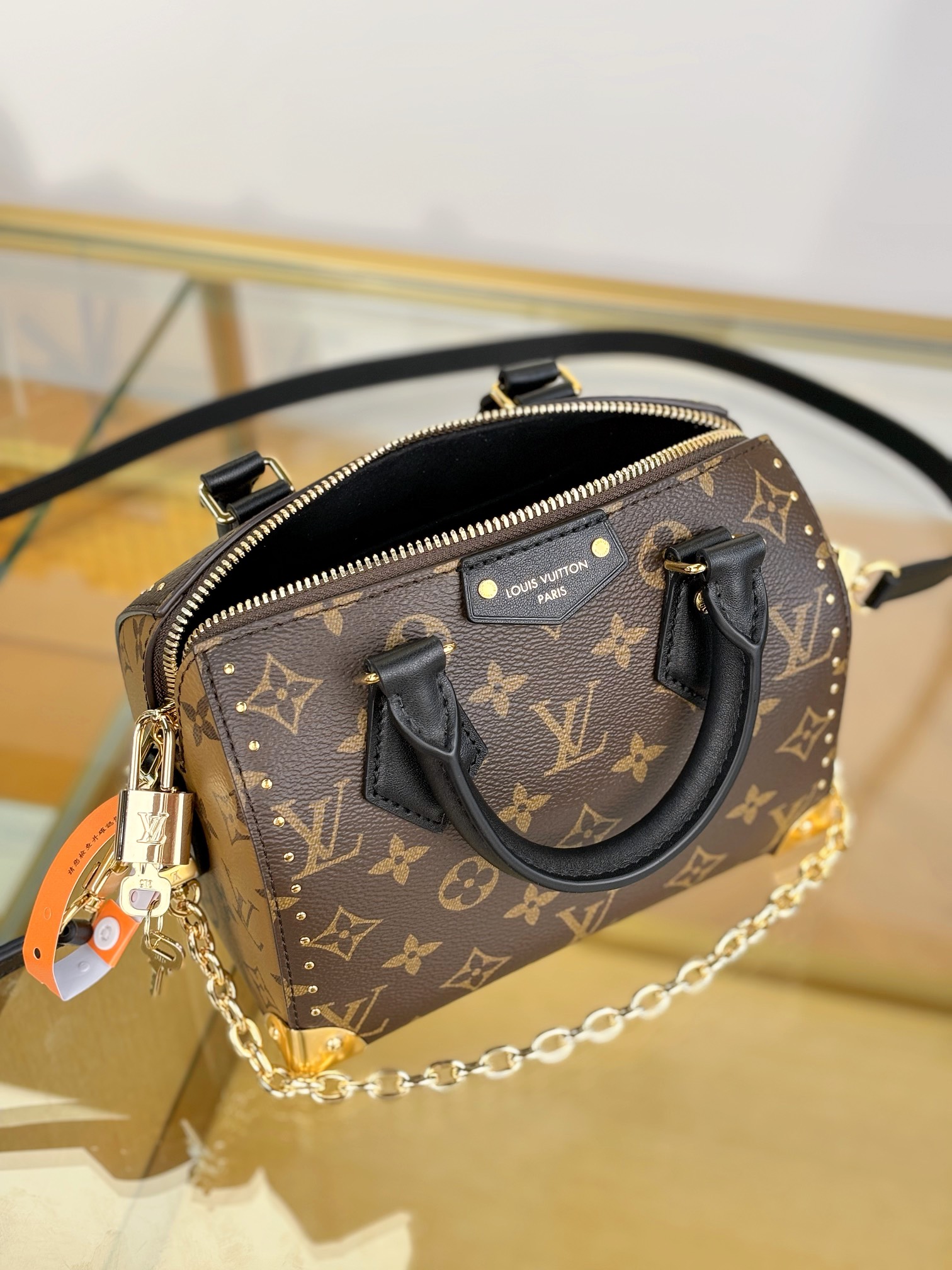 LOUIS VUITTON Speedy Trunk 20 Monogram LOUIS VUITTON Speedy Trunk 20 Monogram