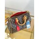 LOUIS VUITTON Speedy Soft 30 Crafty Monogram Red LOUIS VUITTON Speedy Soft 30 Crafty Monogram Red