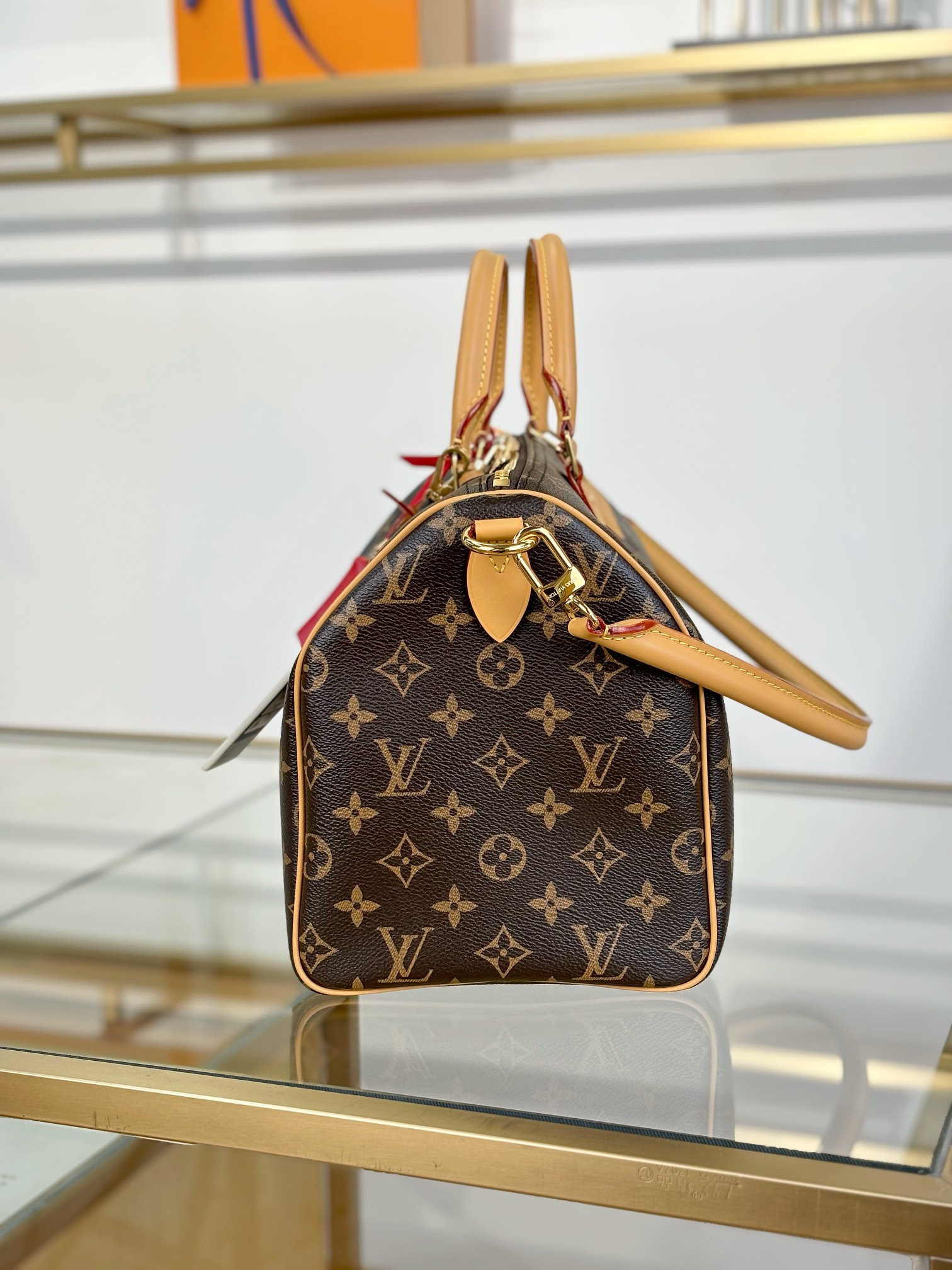 LOUIS VUITTON Speedy Soft 30 Crafty Monogram Red LOUIS VUITTON Speedy Soft 30 Crafty Monogram Red