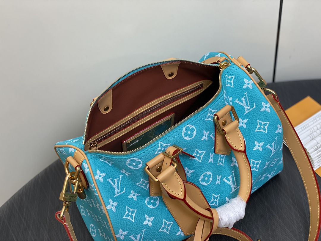 LOUIS VUITTON Speedy P9 Bandoulière 30 Autres Cuirs Monogram Sky Blue LOUIS VUITTON Speedy P9 Bandoulière 30 Autres Cuirs Monogram Sky Blue