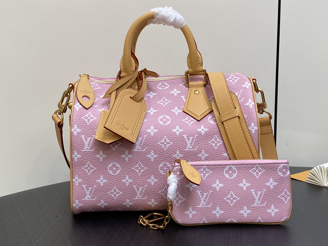 LOUIS VUITTON Speedy P9 Bandoulière 30 Autres Cuirs Monogram Pink LOUIS VUITTON Speedy P9 Bandoulière 30 Autres Cuirs Monogram Pink