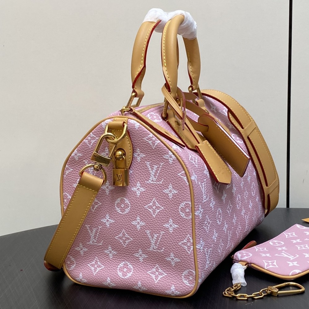 LOUIS VUITTON Speedy P9 Bandoulière 30 Autres Cuirs Monogram Pink