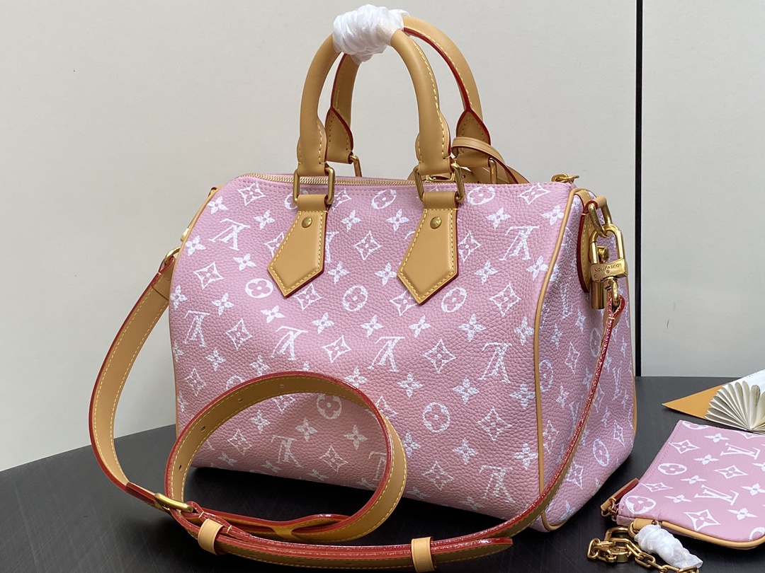 LOUIS VUITTON Speedy P9 Bandoulière 30 Autres Cuirs Monogram Pink LOUIS VUITTON Speedy P9 Bandoulière 30 Autres Cuirs Monogram Pink