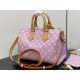 LOUIS VUITTON Speedy P9 Bandoulière 30 Autres Cuirs Monogram Pink LOUIS VUITTON Speedy P9 Bandoulière 30 Autres Cuirs Monogram Pink