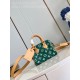Louis Vuitton Calfskin Monogram Speedy P9 Bandouliere 18 Green Louis Vuitton Calfskin Monogram Speedy P9 Bandouliere 18 Green