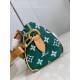 Louis Vuitton Calfskin Monogram Speedy P9 Bandouliere 18 Green Louis Vuitton Calfskin Monogram Speedy P9 Bandouliere 18 Green