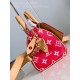 Louis Vuitton Calfskin Monogram Speedy P9 Bandouliere 18 Red Louis Vuitton Calfskin Monogram Speedy P9 Bandouliere 18 Red