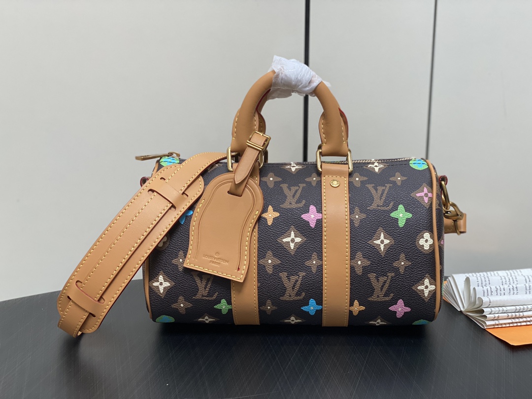 Louis Vuitton Speedy Keepall Bandoulière 25 Monogram Craggy Louis Vuitton Speedy Keepall Bandoulière 25 Monogram Craggy