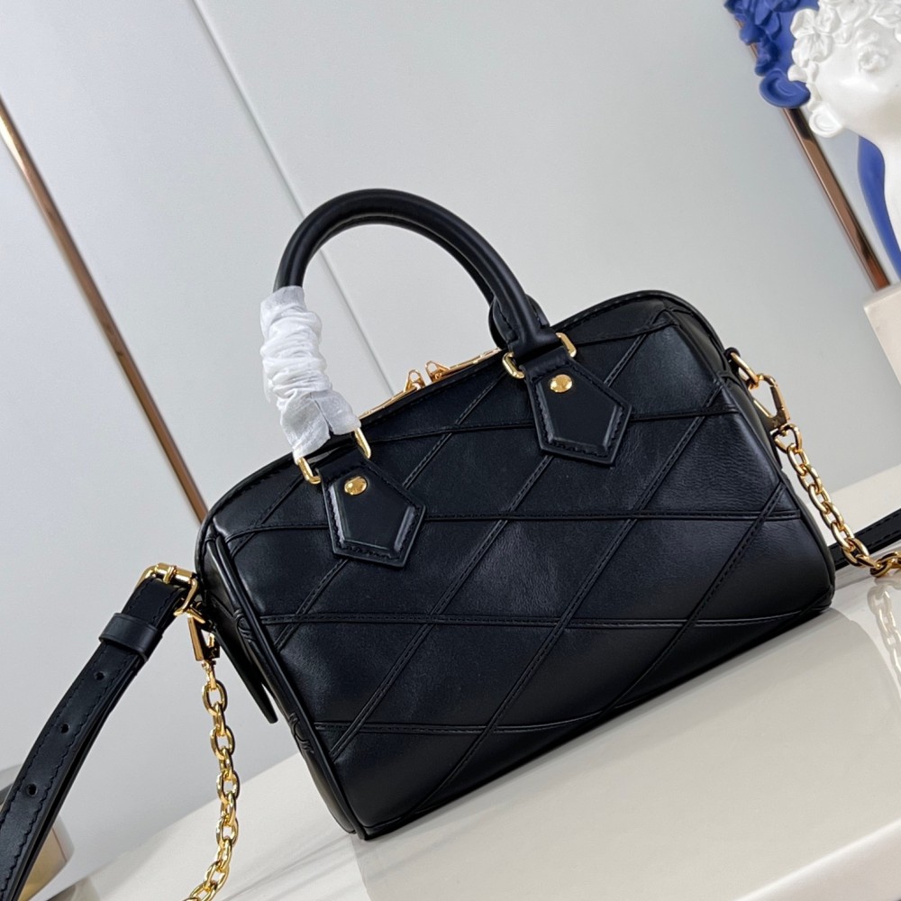 Louis Vuitton Speedy Bandoulière 20 Malletage Black