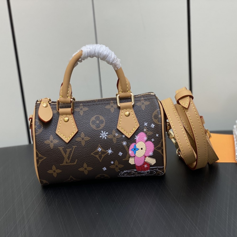 LOUIS VUITTON Nano Speedy 16 Monogram