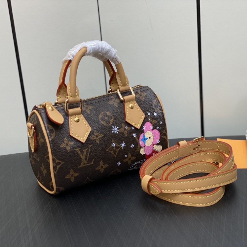 LOUIS VUITTON Nano Speedy 16 Monogram