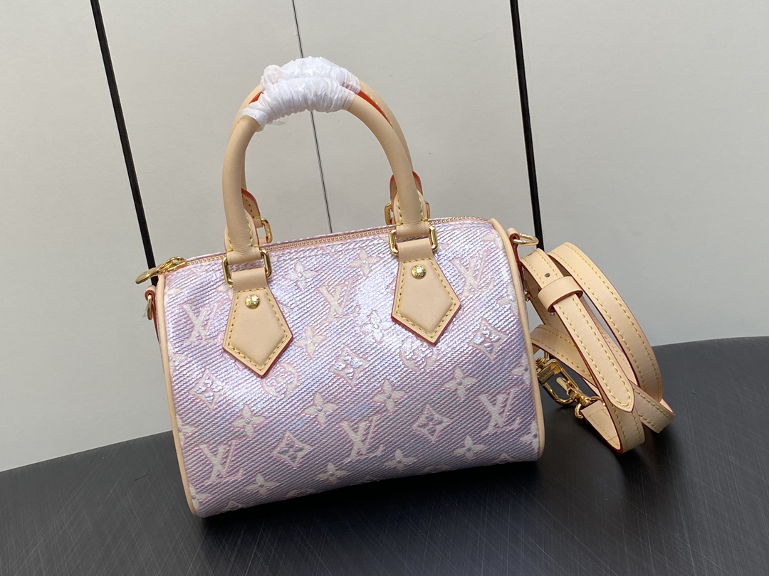 Louis Vuitton Speedy Bandoulière 20 Monoglam Pink Louis Vuitton Speedy Bandoulière 20 Monoglam Pink