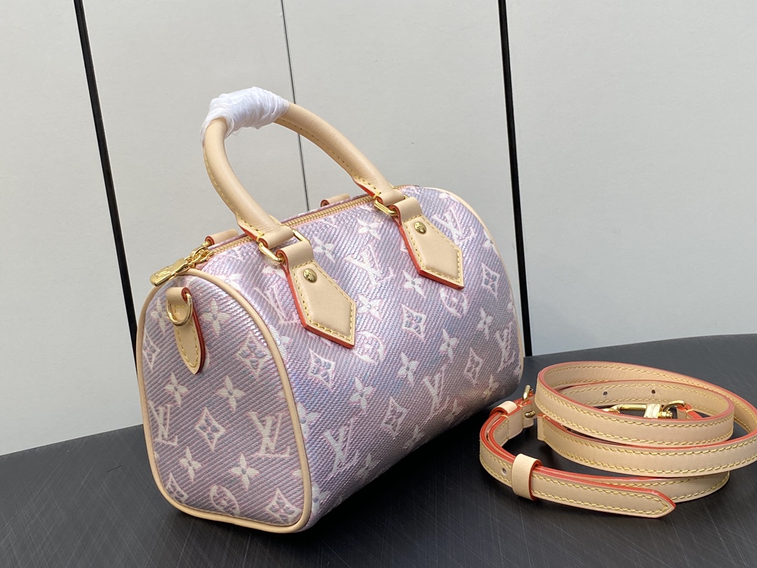 Louis Vuitton Speedy Bandoulière 20 Monoglam Pink Louis Vuitton Speedy Bandoulière 20 Monoglam Pink