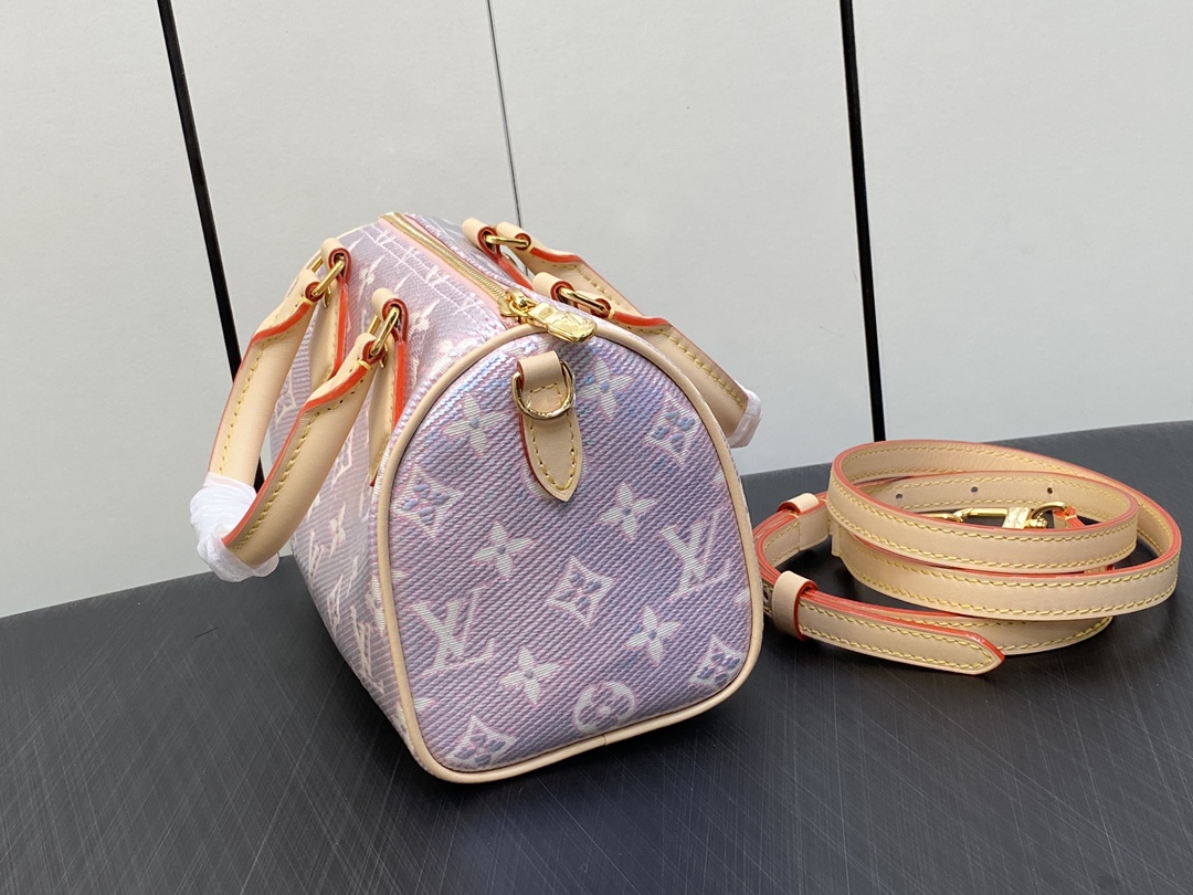 Louis Vuitton Speedy Bandoulière 20 Monoglam Pink Louis Vuitton Speedy Bandoulière 20 Monoglam Pink