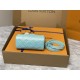 Louis Vuitton Nano Speedy 16 Monogram Empreinte Blue Louis Vuitton Nano Speedy 16 Monogram Empreinte Blue