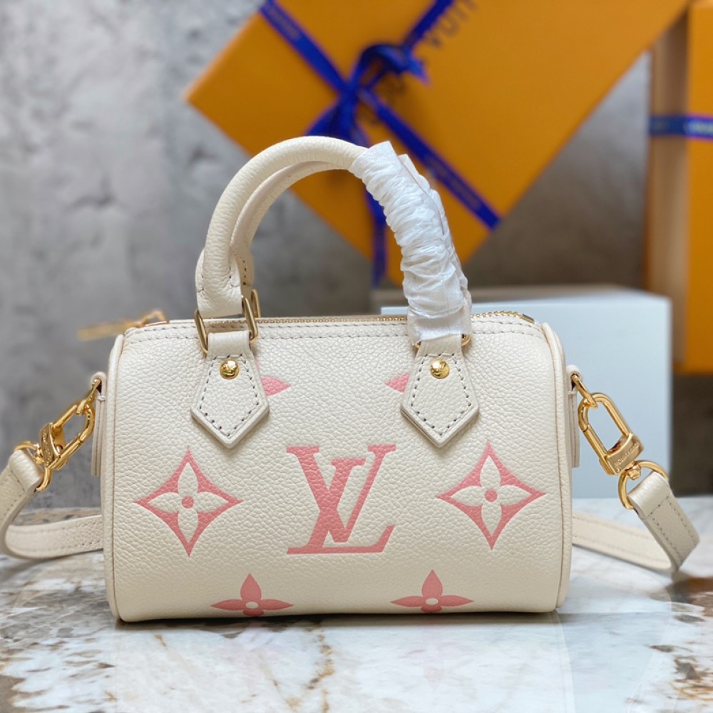 Louis Vuitton Nano Speedy Monogram Empreinte Leather