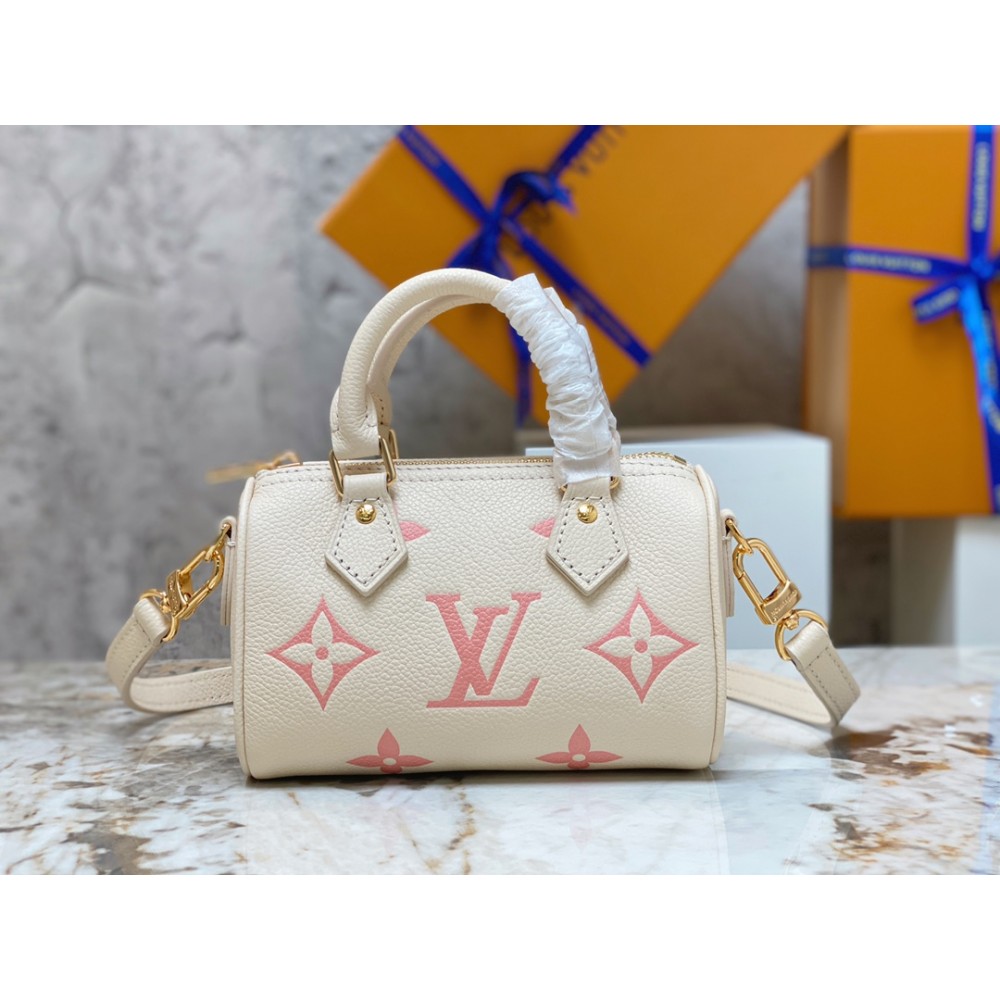 Louis Vuitton Nano Speedy Monogram Empreinte Leather