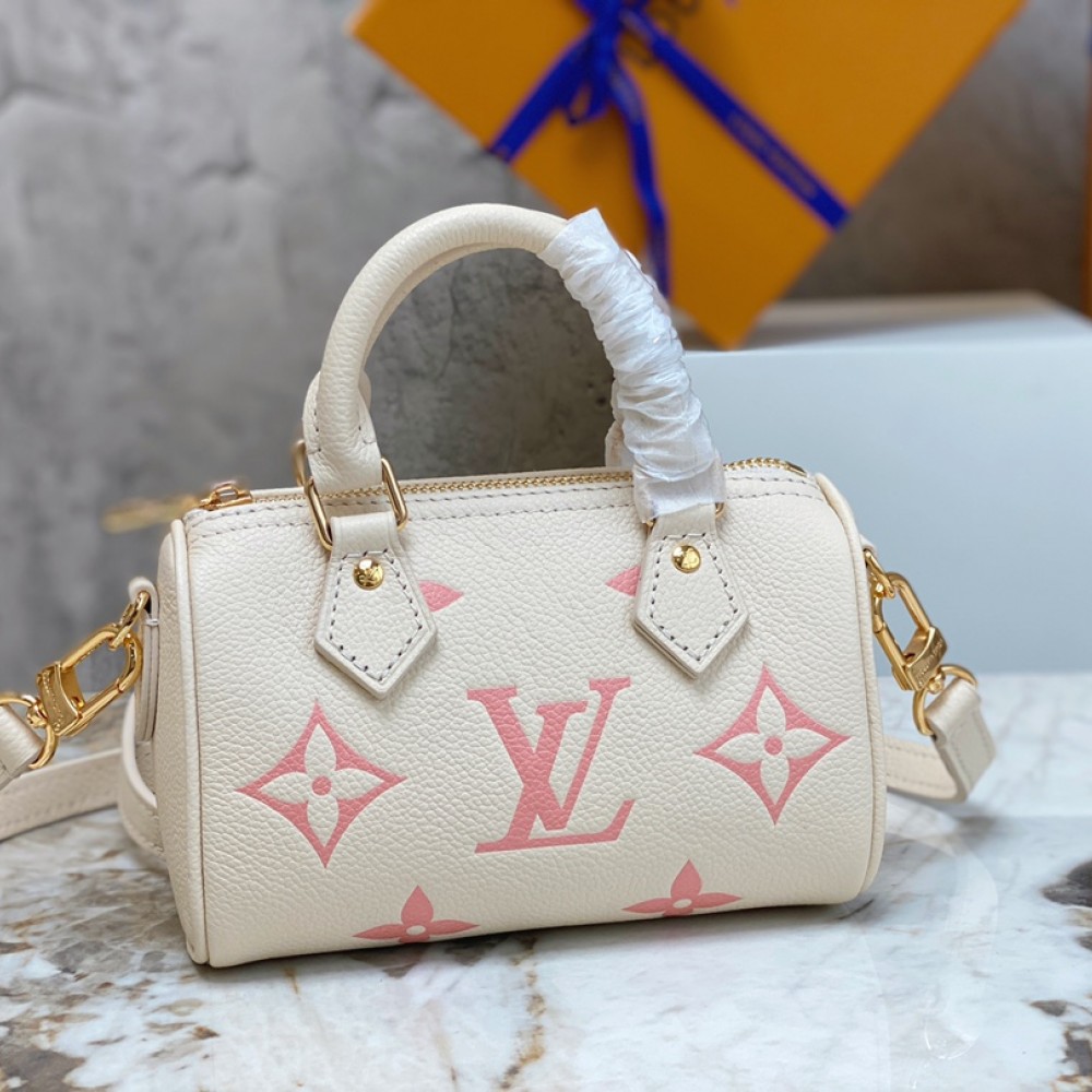 Louis Vuitton Nano Speedy Monogram Empreinte Leather