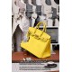 Hermes Birkin 35 Mimosa Matte Porosus Crocodile Gold Hardware Hermes Birkin 35 Mimosa Matte Porosus Crocodile Gold Hardware