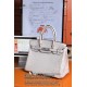 Hermès Birkin 30 Jaune Ambre Shiny Niloticus Crocodile and Togo Touch Palladium Hardware Pearl Grey Hermès Birkin 30 Jaune Ambre Shiny Niloticus Crocodile and Togo Touch Palladium Hardware Pearl Grey