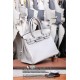 Hermès Birkin 30 Jaune Ambre Shiny Niloticus Crocodile and Togo Touch Palladium Hardware Pearl Grey Hermès Birkin 30 Jaune Ambre Shiny Niloticus Crocodile and Togo Touch Palladium Hardware Pearl Grey