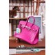 Hermès Birkin 25 Rose Shocking Matte Alligator Palladium Hardware Hermès Birkin 25 Rose Shocking Matte Alligator Palladium Hardware