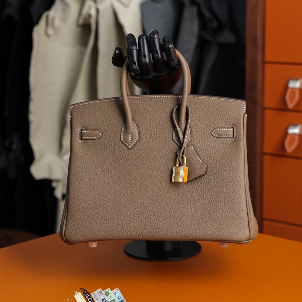 Hermès Birkin 25 Chai Togo Gold Hardware