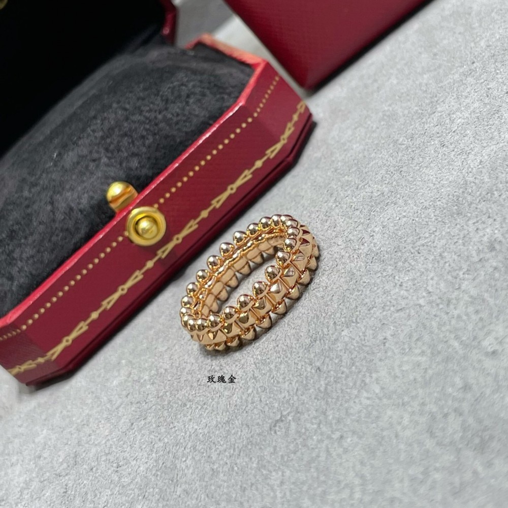 Cartier Brand Cartier Crash Ring CARTIER Crash De Cartier Rose Gold