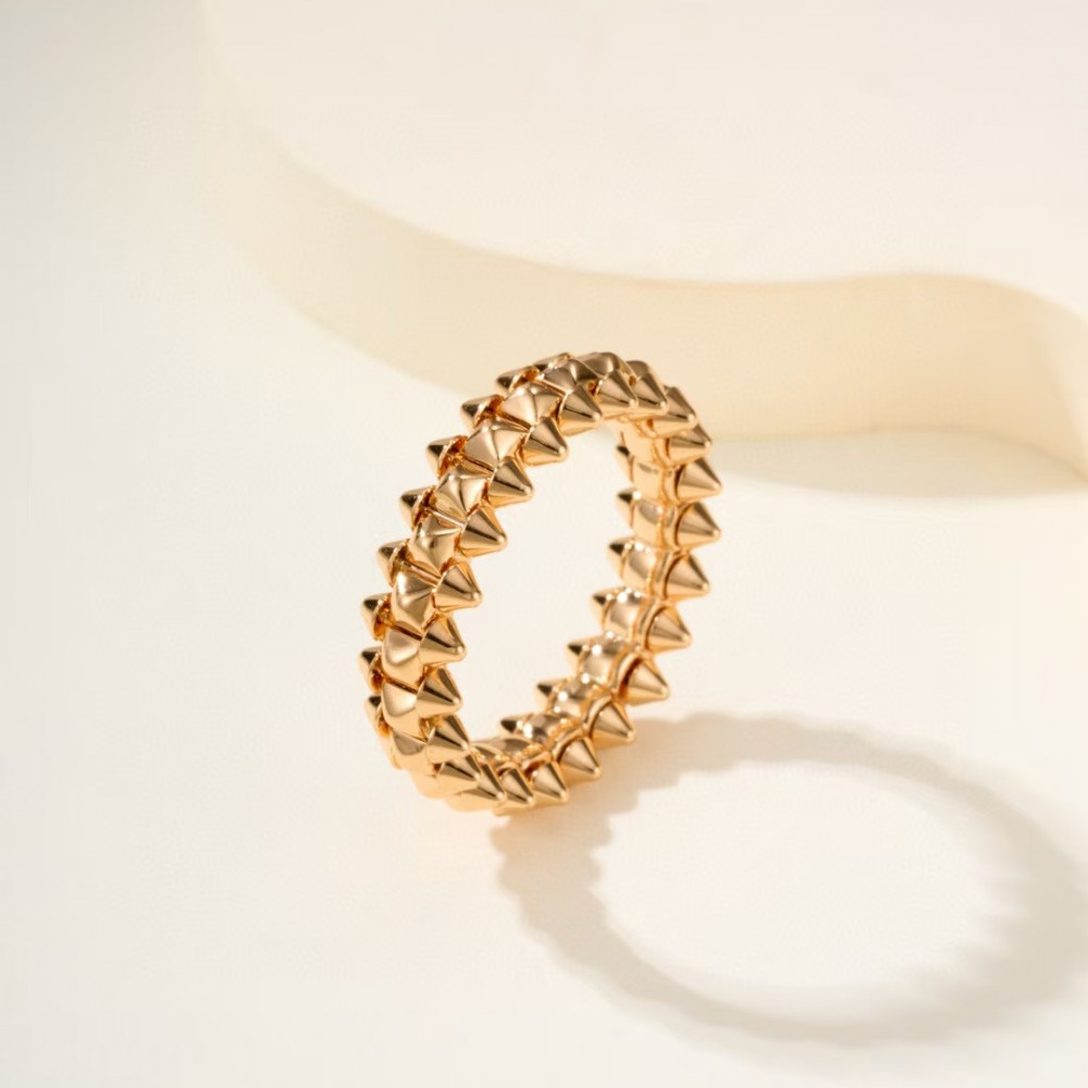 Cartier Brand Cartier Crash Ring CARTIER Crash De Cartier Rose Gold