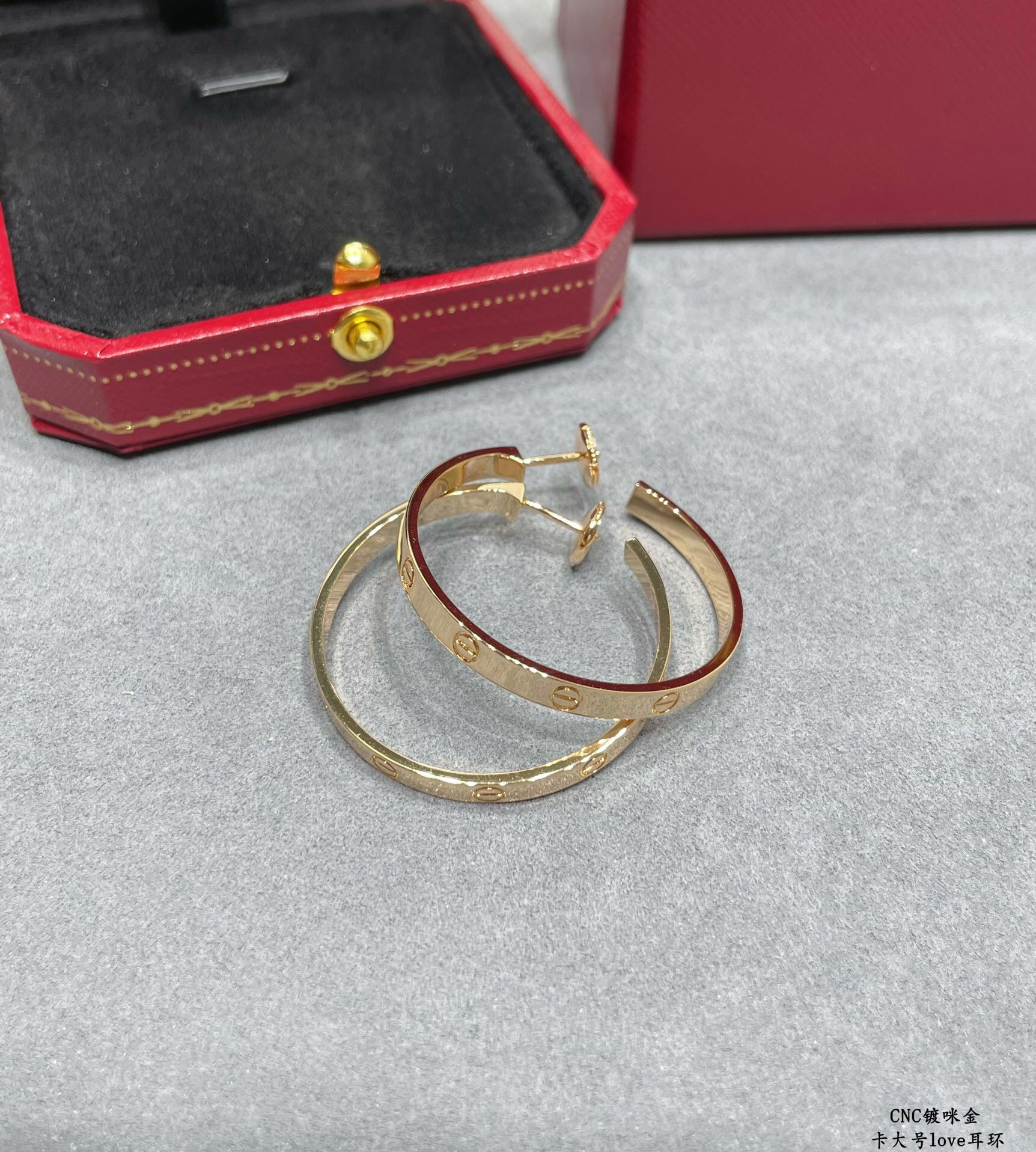 Cartier LOVE Hoop Earrings Large Model