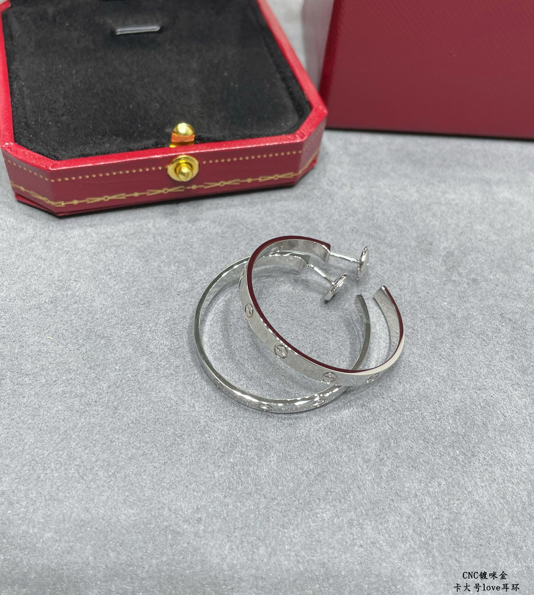 Cartier LOVE Hoop Earrings Large Model