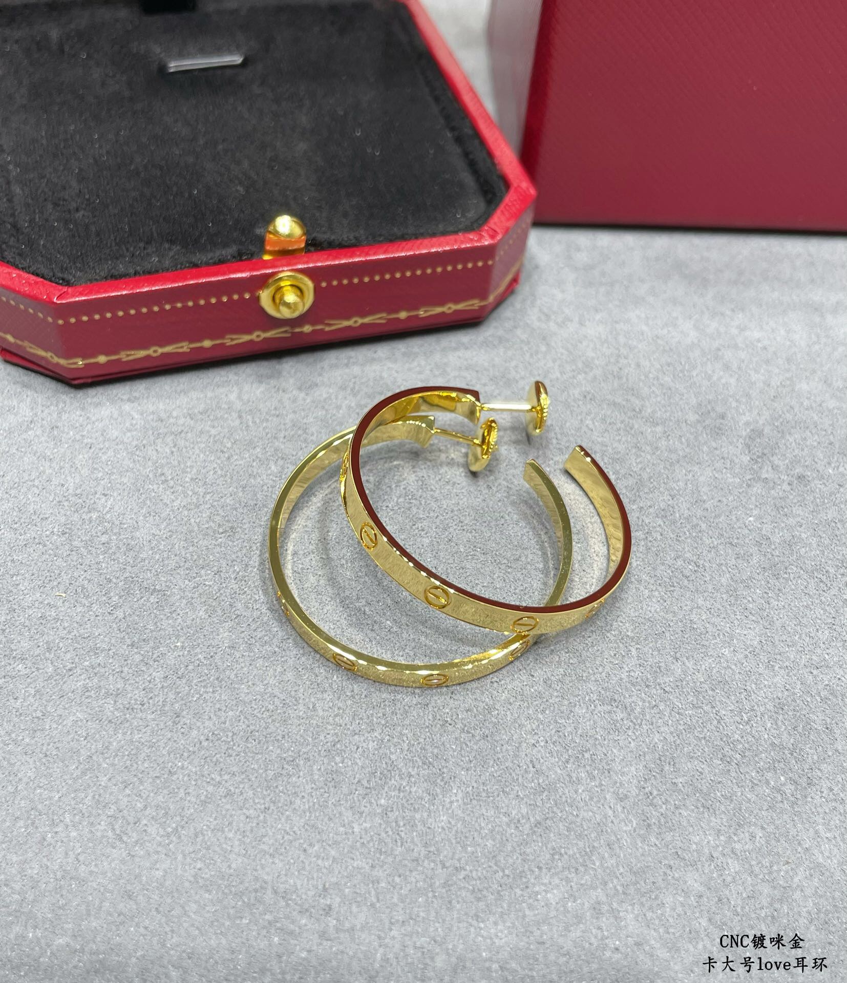 Cartier LOVE Hoop Earrings Large Model
