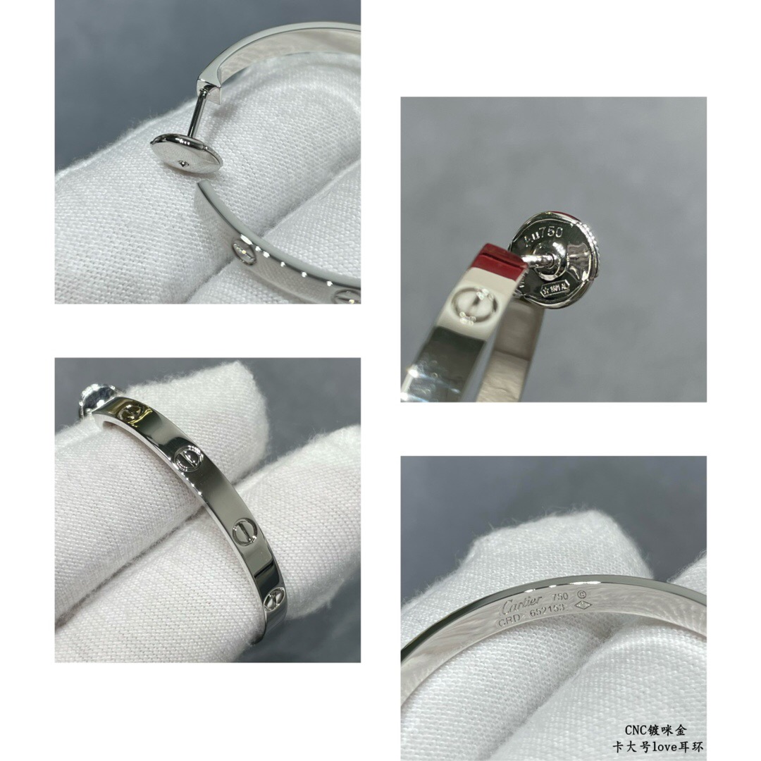 Cartier LOVE Hoop Earrings Large Model