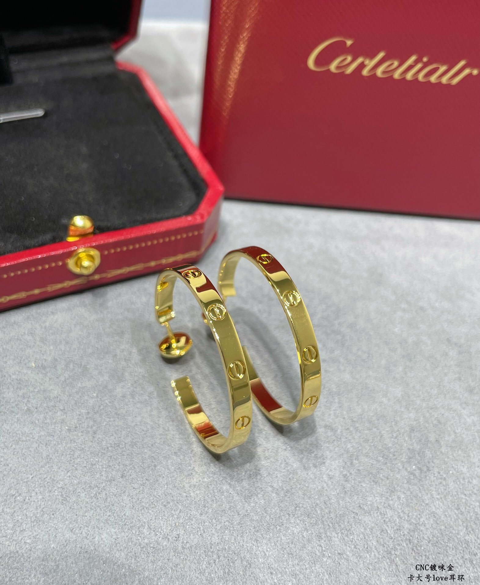 Cartier LOVE Hoop Earrings Large Model