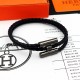 Tournis leather jewellery Hermes Grey in Leather