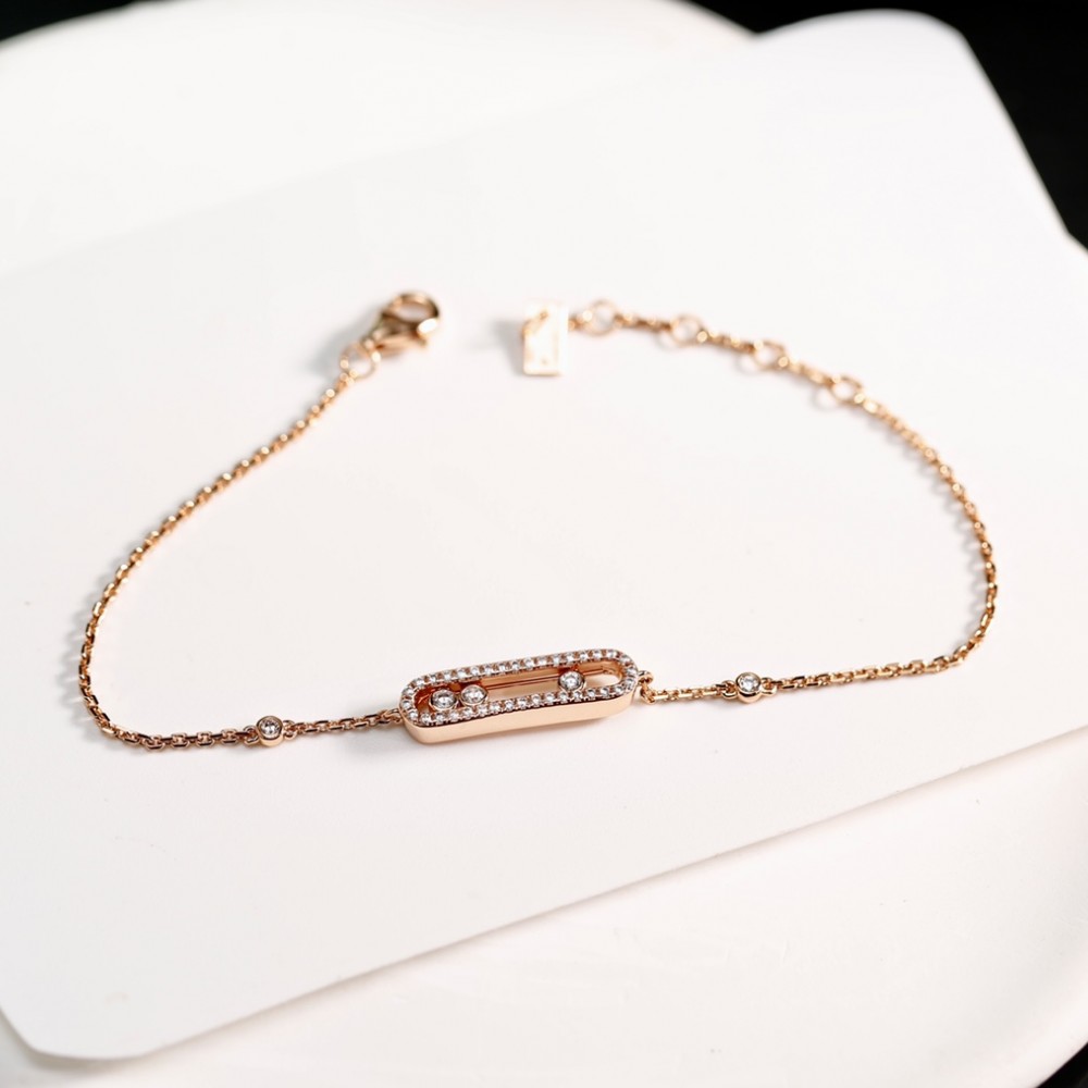 MESSIKA Baby Move Pavé White Gold Diamond Bracelet