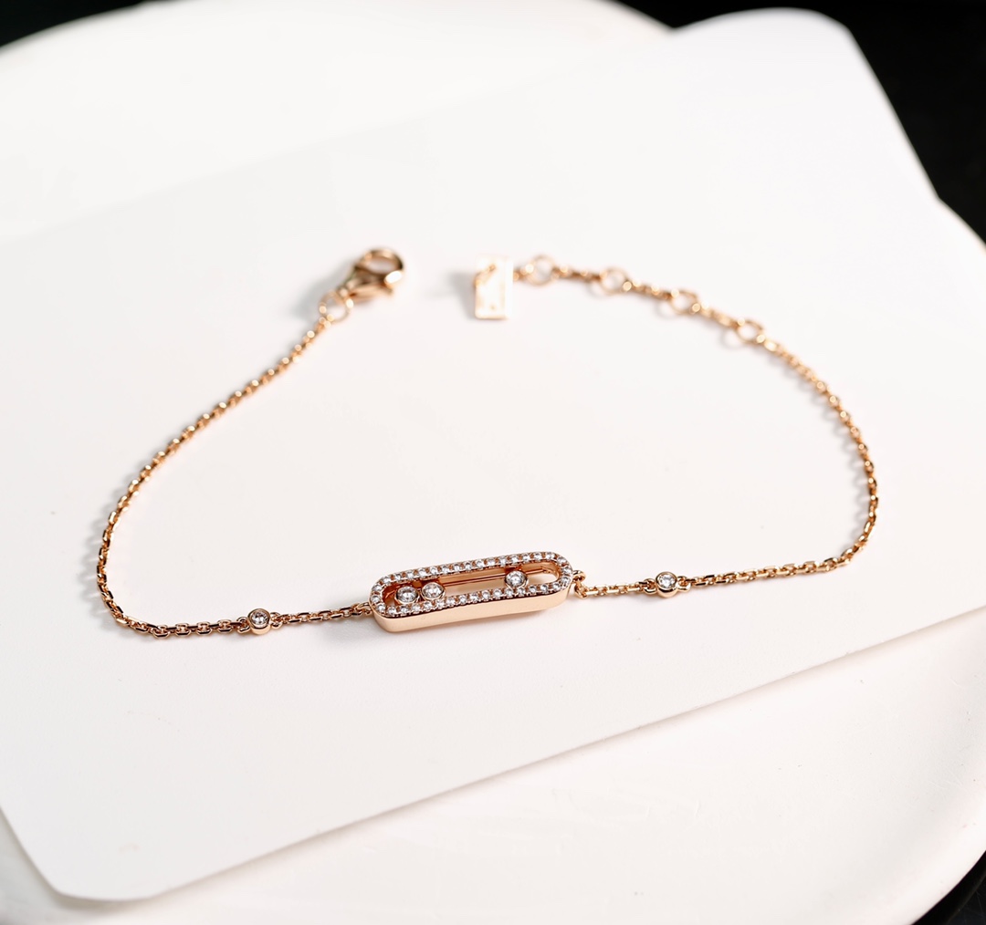 MESSIKA Baby Move Pavé White Gold Diamond Bracelet