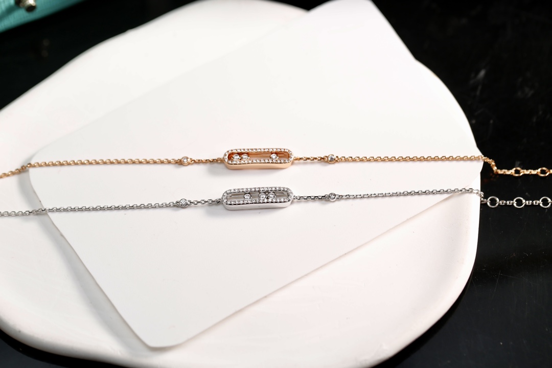 MESSIKA Baby Move Pavé White Gold Diamond Bracelet