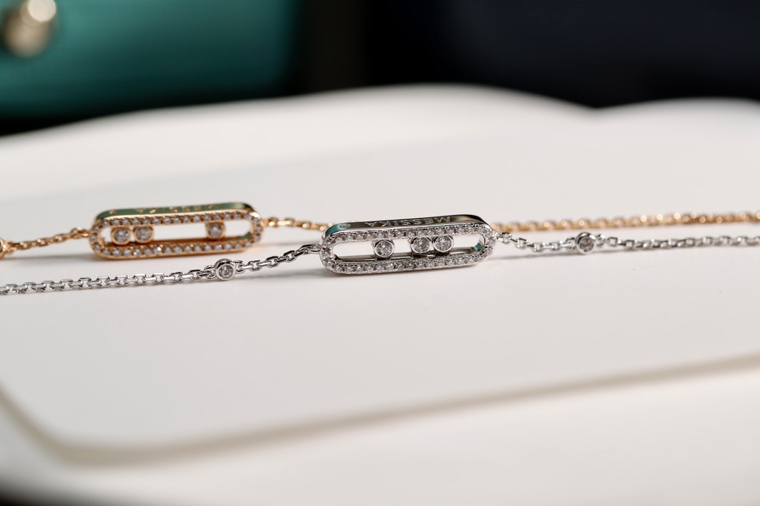 MESSIKA Baby Move Pavé White Gold Diamond Bracelet