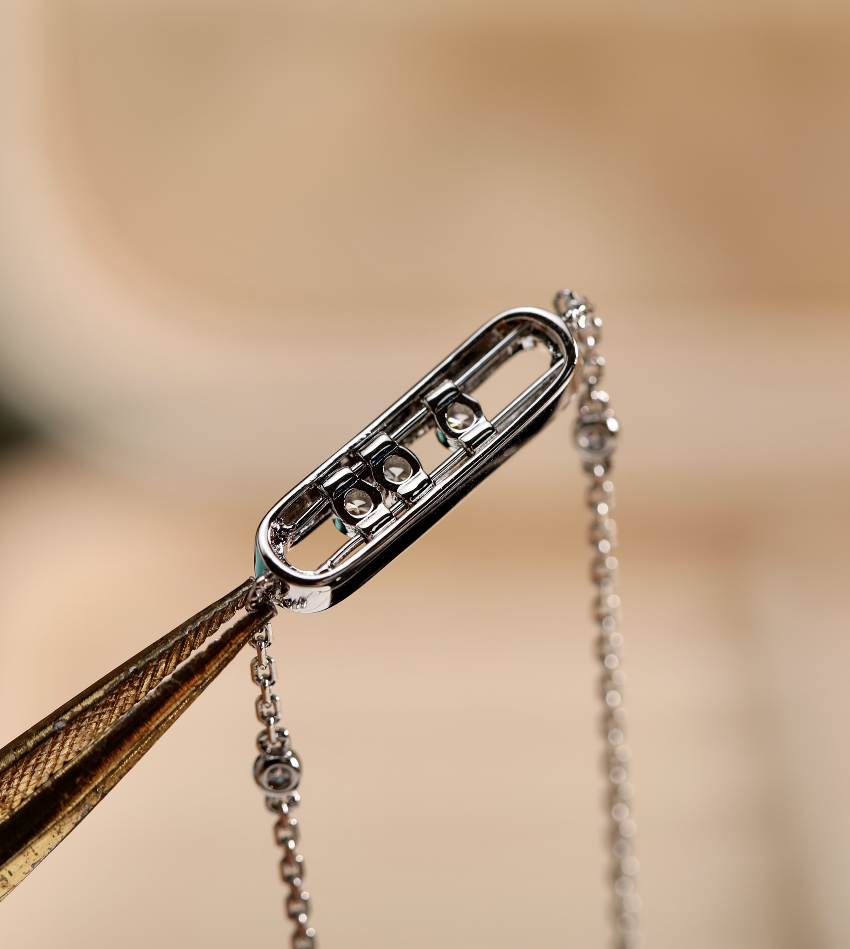 MESSIKA Baby Move Pavé White Gold Diamond Bracelet